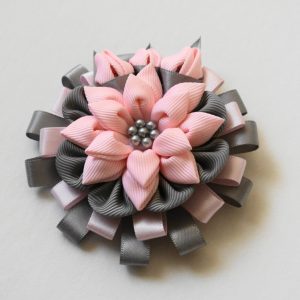 Ribbon Wheel Large Hair Clip