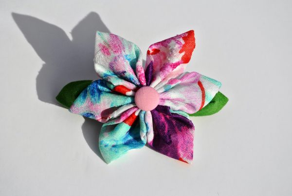 Floral Pastel Kikyou Barrette