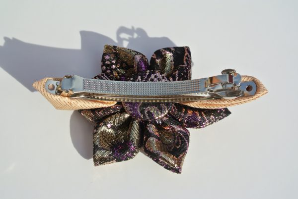 Purple & Peach Kikyou Barrette