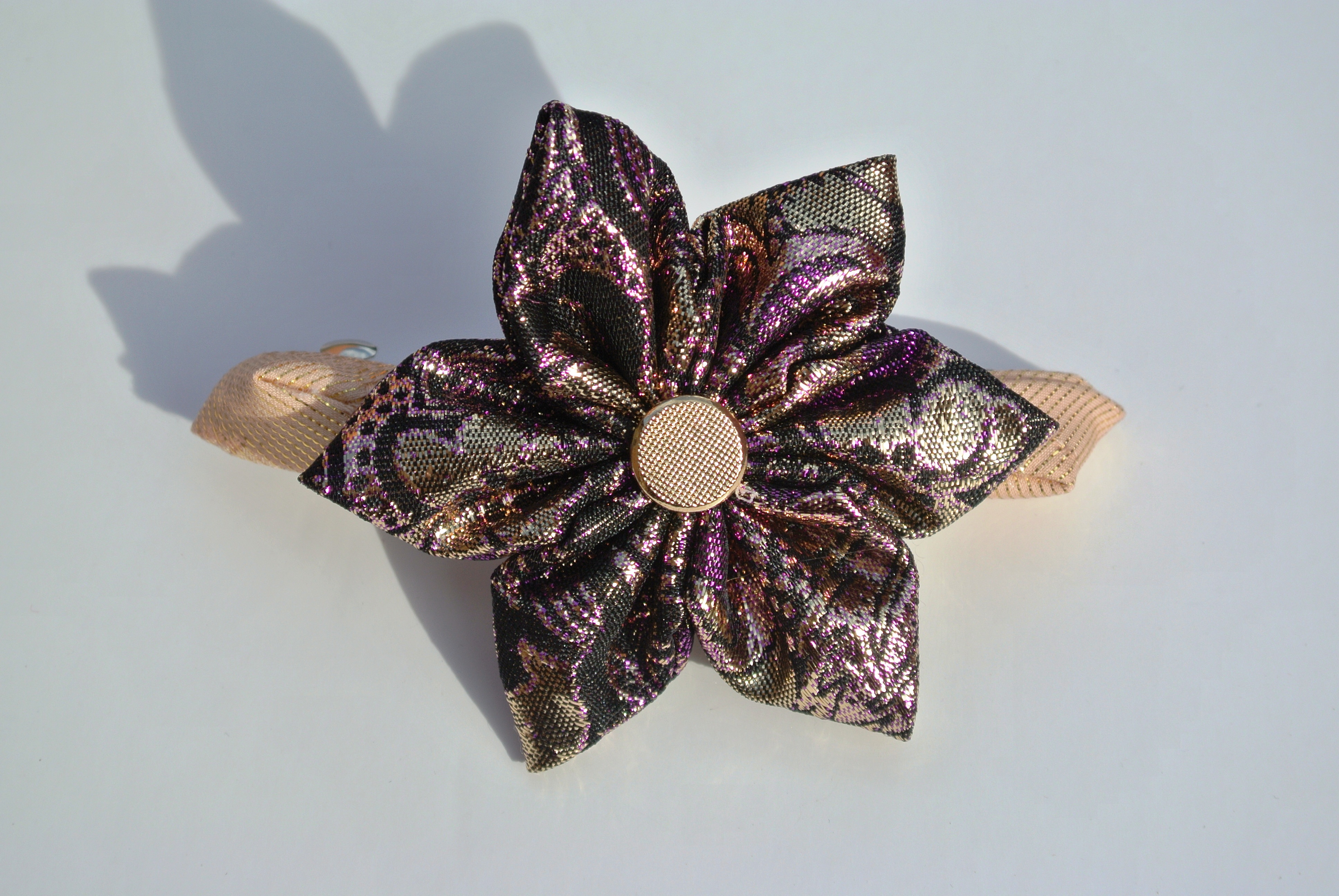 Purple & Peach Kikyou Barrette